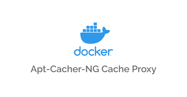 Post cover image displaying the Docker and Apt-Cacher-NG logos